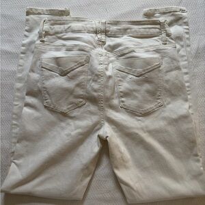 Cream Denim Jeans